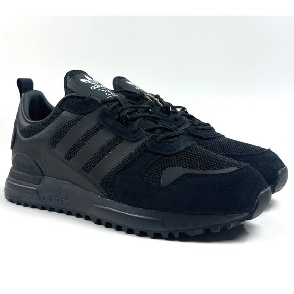 Adidas Originals ZX 700 HD Mens Black White Shoes Sneakers Athletic Low G55780 - Picture 2 of 14